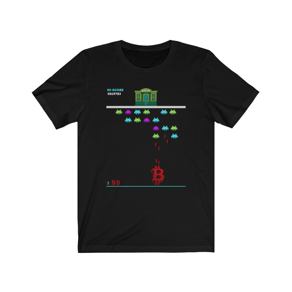 Crypto Clothing Bitcoin Shirt: Bitcoin Bank Destroyer