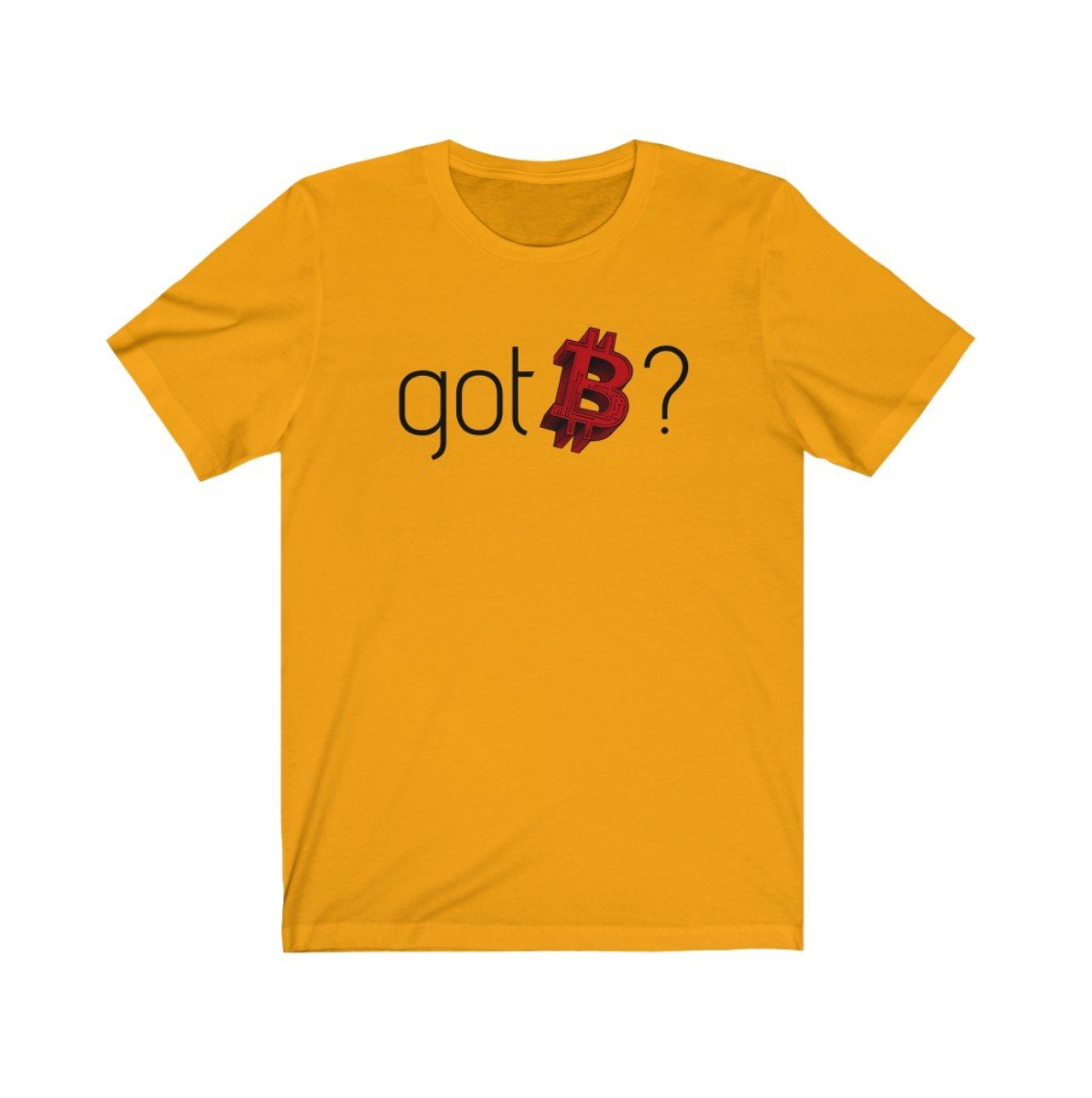 Crypto Clothing Bitcoin Shirt: Got Bitcoin? Red