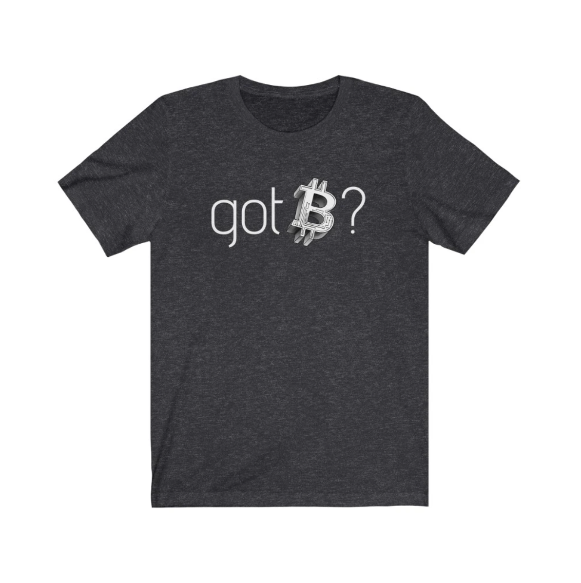 Crypto Clothing Bitcoin Shirt: Got Bitcoin? White