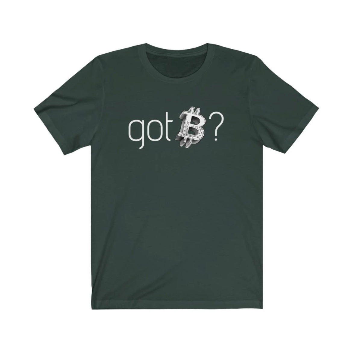 Crypto Clothing Bitcoin Shirt: Got Bitcoin? White